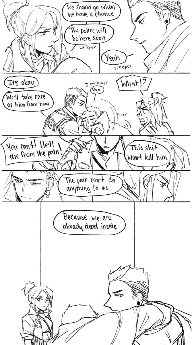 (Story #06) "People like us have seen the real hell of this rotten world"

Chamber came to save them in time, but too late to save everyone. He still remembered their names, voices, and smiles when they welcomed him to this village…but they all gone forever. 
