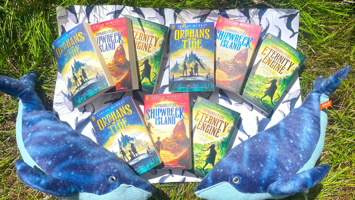 To celebrate the announcement of my new novel, THE SECRET OF THE MOONSHARD, it’s time for a #giveaway! I have 3 signed copies of the complete Orphans of the Tide trilogy to give to 3 lucky people. Like, follow and RT before Oct 11th for a chance to win! 🌙🐳