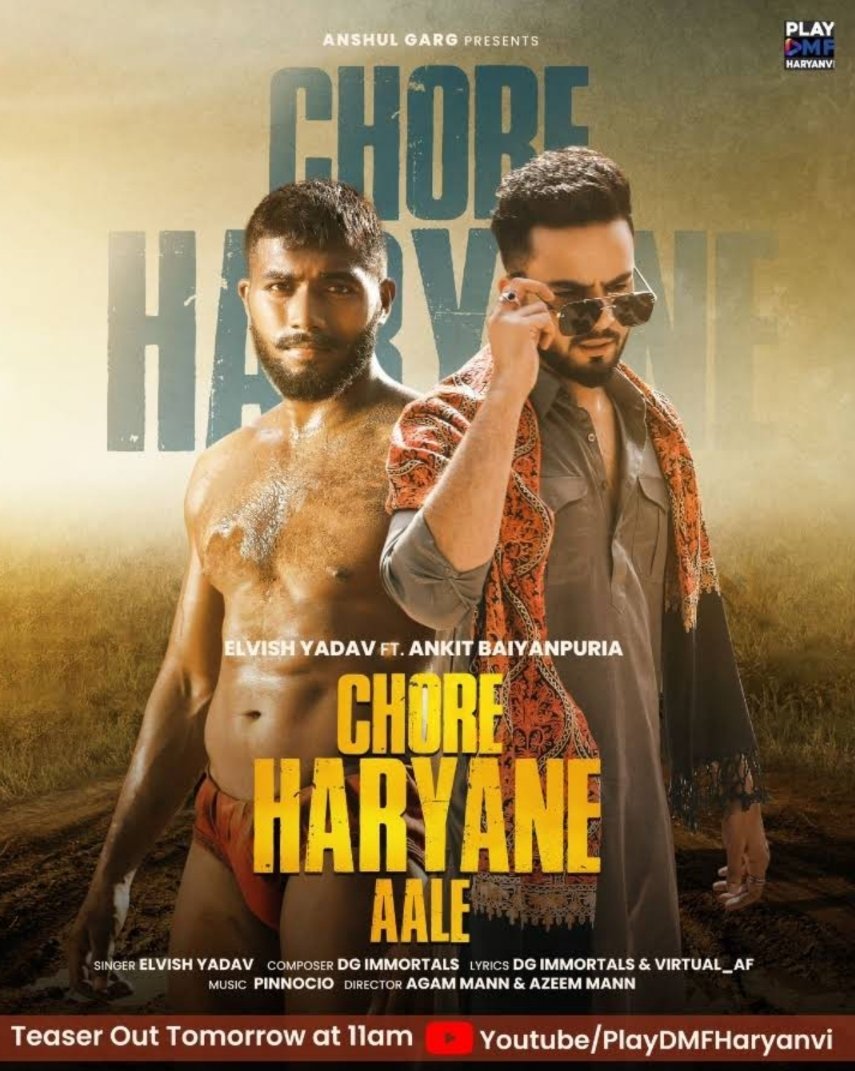 srkbalangir's tweet photo. Teaser Out Tomorrow at 11 am
Youtube Channel #PlayDMFHarayanvi
Ab Rara Bharat Bolega, Chora Haryane Aale #ElvishYadav #ElvishArmy #ankitbaiyanpuria #AnkitArmy
#ChhoraHaryaneAale https://t.co/u4BioexZIf