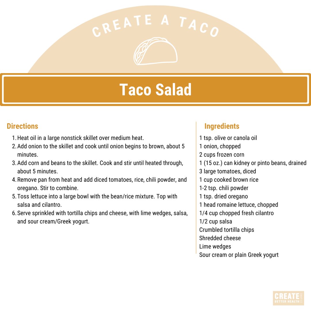 CBHUtah's tweet photo. 🌮 Happy National Taco Day! 🌮
Whether you prefer them crunchy or soft, filled with meat or veggies, there's a taco out there for everyone. We've got some simple taco recipes that will have your taste buds doing the salsa.
#createbetterhealth #nationaltacoday https://t.co/9xFhVLlDSh