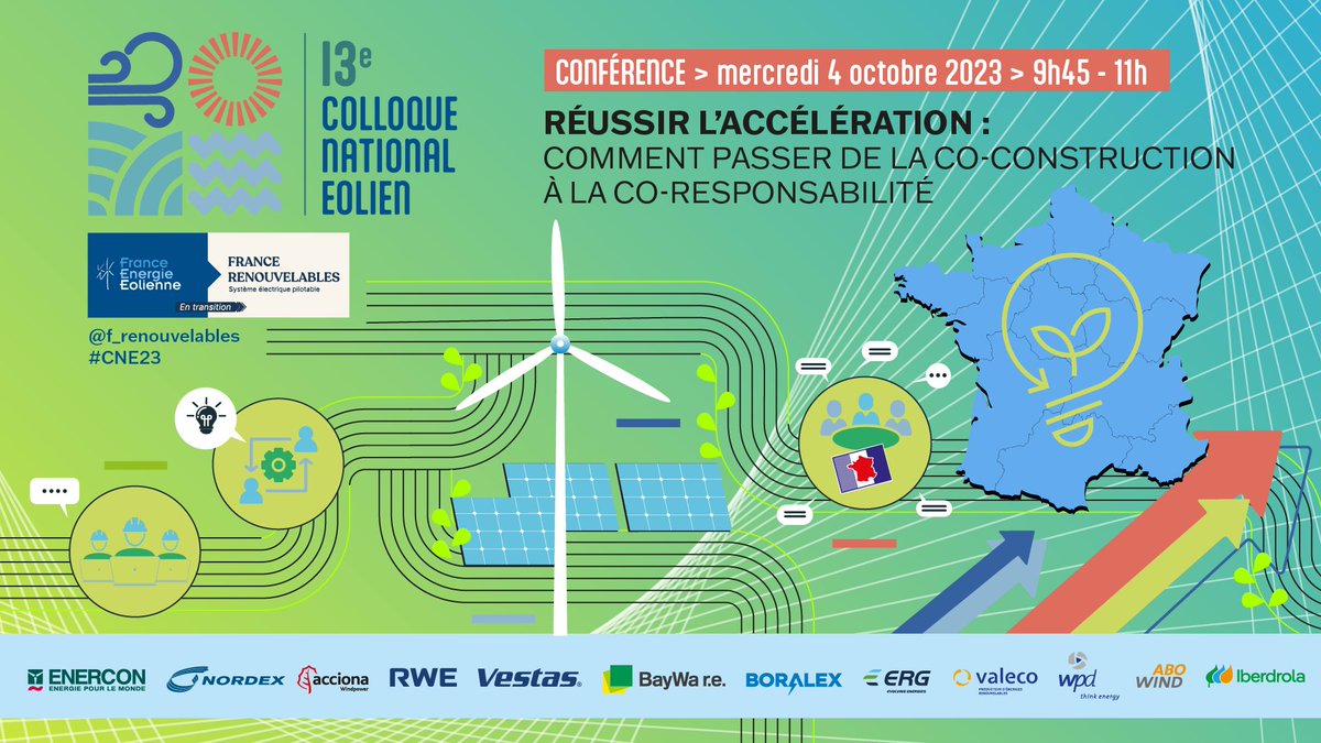 9h30 Réussir l’#accélération: Comment passer de la co-construction à la co-responsabilité
Avec
@olivierlabussi (<a href="/CNRS/">CNRS 🌍</a>)
Alain Nadai (<a href="/cired8568/">@cired.bsky.social</a>)
<a href="/AndreasRudinger/">Andreas Rüdinger</a> (<a href="/IDDRI_ThinkTank/">IDDRI</a>)
<a href="/Paulyfou/">Pauline Fournols</a> (<a href="/WindEurope/">Wind in Europe</a>)
<a href="/CedricBoissier/">Cédric Boissier</a> (<a href="/Enedis/">Enedis</a>)
<a href="/CedricPhilibert/">Cédric PHILIBERT</a> (<a href="/IFRI_/">Institut français des relations internationales</a>)
Jacques Pallas (<a href="/AMORCE/">Amorce Dervil</a>)