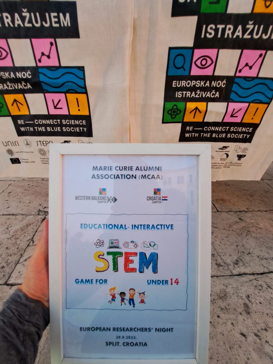 MCAA_WB's tweet photo. Our Samira Smajlović with her STEM game at the ERN in Split last Friday! Learning together through play!
@MCAA_CroChapter
#mcaa #ern2023 #jaistrazujem https://t.co/gCrKrSacQL