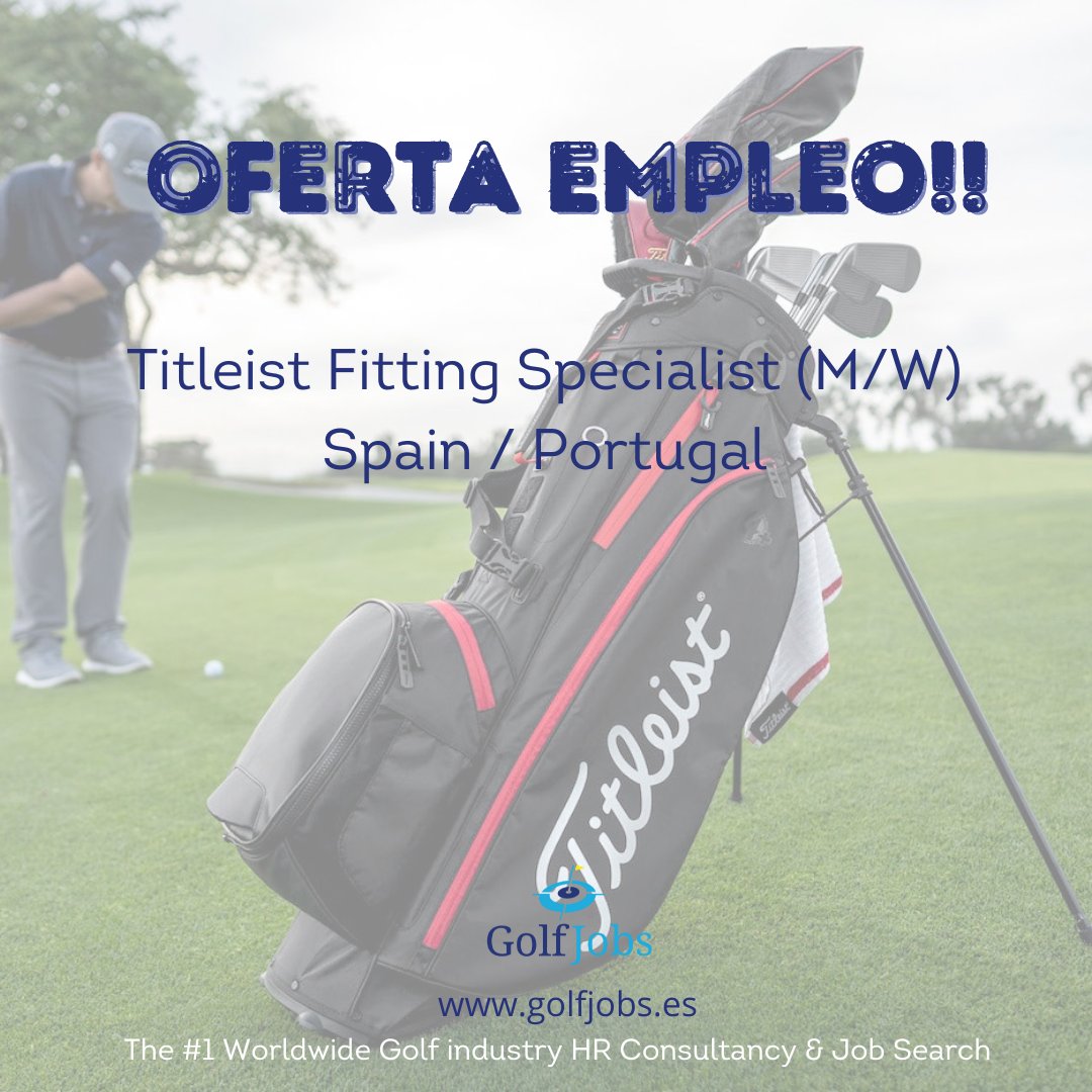 ⛳️ALERTA VACANTE⛳️

Join the #1 Ball in Golf

Titleist y Footjoy son marcas conocidas por los golfistas de todo el mundo, parte del Grupo Acushnet,  busca Titleist Fitting Specialist (M/W) Spain / Portugal.

Para más información y aplicar:  bit.ly/45gGZOj

#GolfJobs