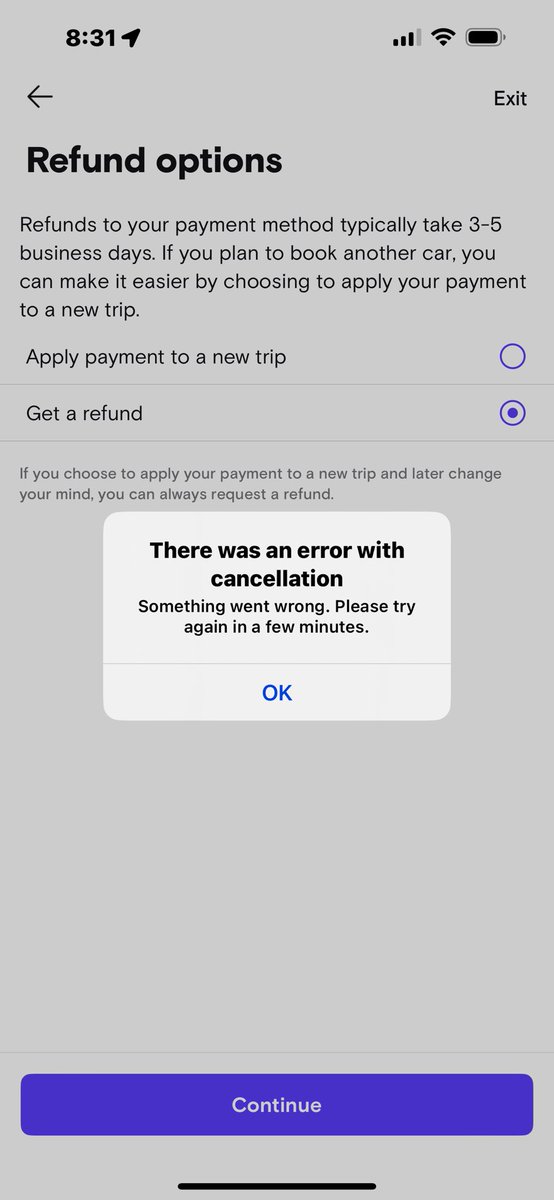 faisalpharmacy's tweet photo. @turo getting a cancellation error https://t.co/QvAMxShZwd