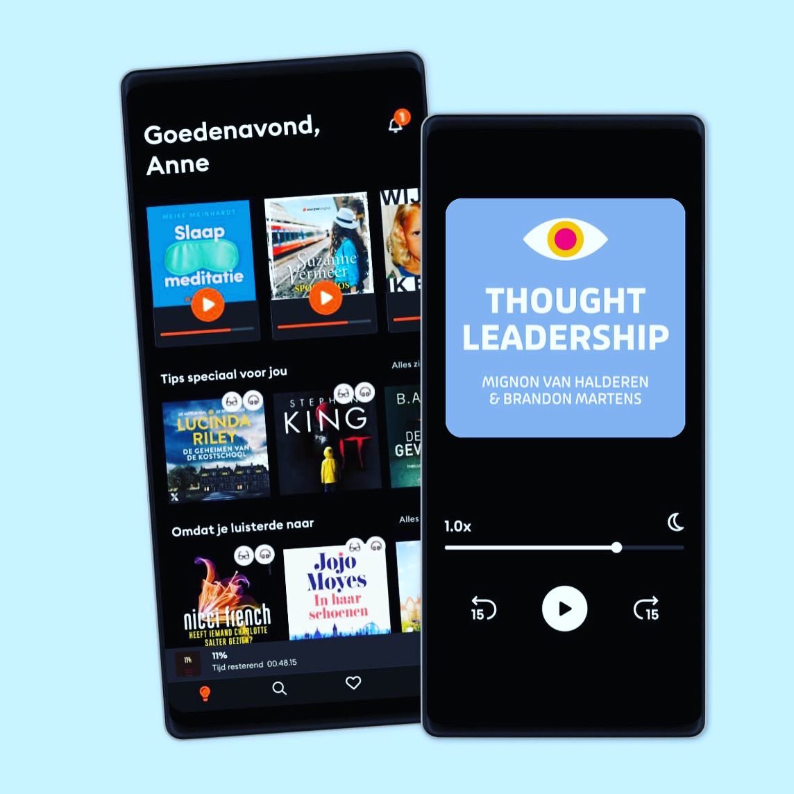 Voor fervente boekluisteraars met een interesse in #thoughtleadership: ons #boek is sinds deze week ook te beluisteren op <a href="/Storytel_nl/">Storytel Nederland</a>: storytel.com/nl/books/thoug…
<a href="/VanDuurenMedia/">Van Duuren Media</a> #leiderschap #vernieuwing #verandering #positionering #thoughtleadership