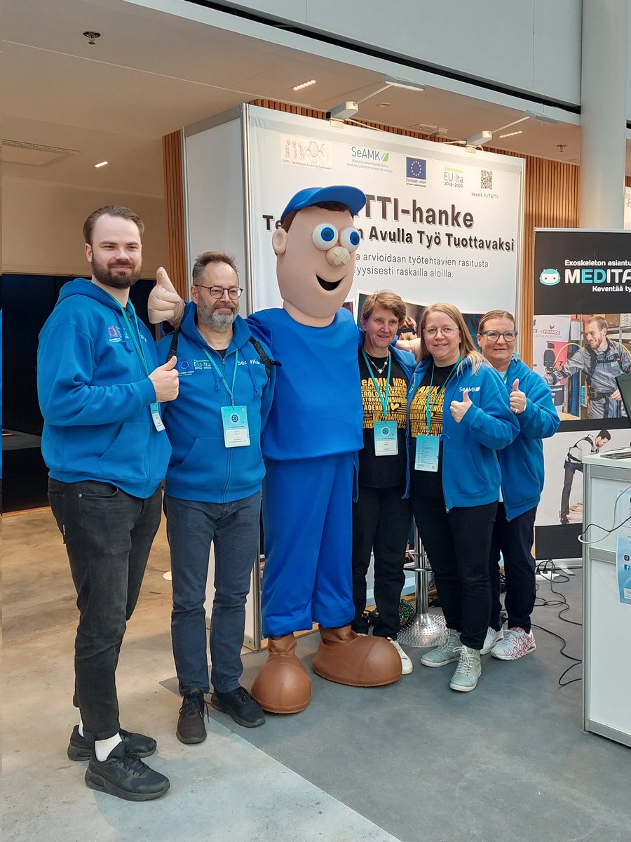 Napo tapaamassa Seinäjokelaisia #TATTI <a href="/SeAMK/">SEAMK</a> <a href="/EU_OSHA/">EU-OSHA 🇪🇺</a> #napofilms
