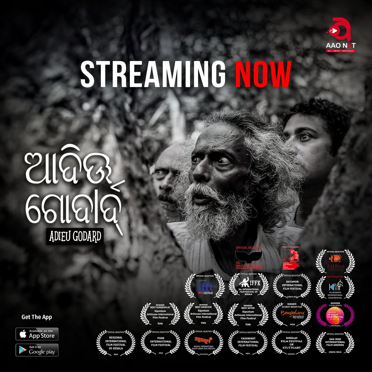 AAO NXT (@aao_nxt) on Twitter photo Laugh your heart out because "Adieu GODARD" is now streaming exclusively on AAONXT. A story that has won hearts worldwide, earning accolades and smiles from audiences everywhere.
<a href="/Amartya_B/">AmartyaBhattacharyya</a> <a href="/svastik_arts/">Swastik Choudhury</a>
watch.aaonxt.com/adieugodard
#AAONXT #AdieuGODARD #odiafilm #StreamingNow Laugh your heart out because "Adieu GODARD" is now streaming exclusively on AAONXT. A story that has won hearts worldwide, earning accolades and smiles from audiences everywhere.
<a href="/Amartya_B/">AmartyaBhattacharyya</a> <a href="/svastik_arts/">Swastik Choudhury</a>
watch.aaonxt.com/adieugodard
#AAONXT #AdieuGODARD #odiafilm #StreamingNow