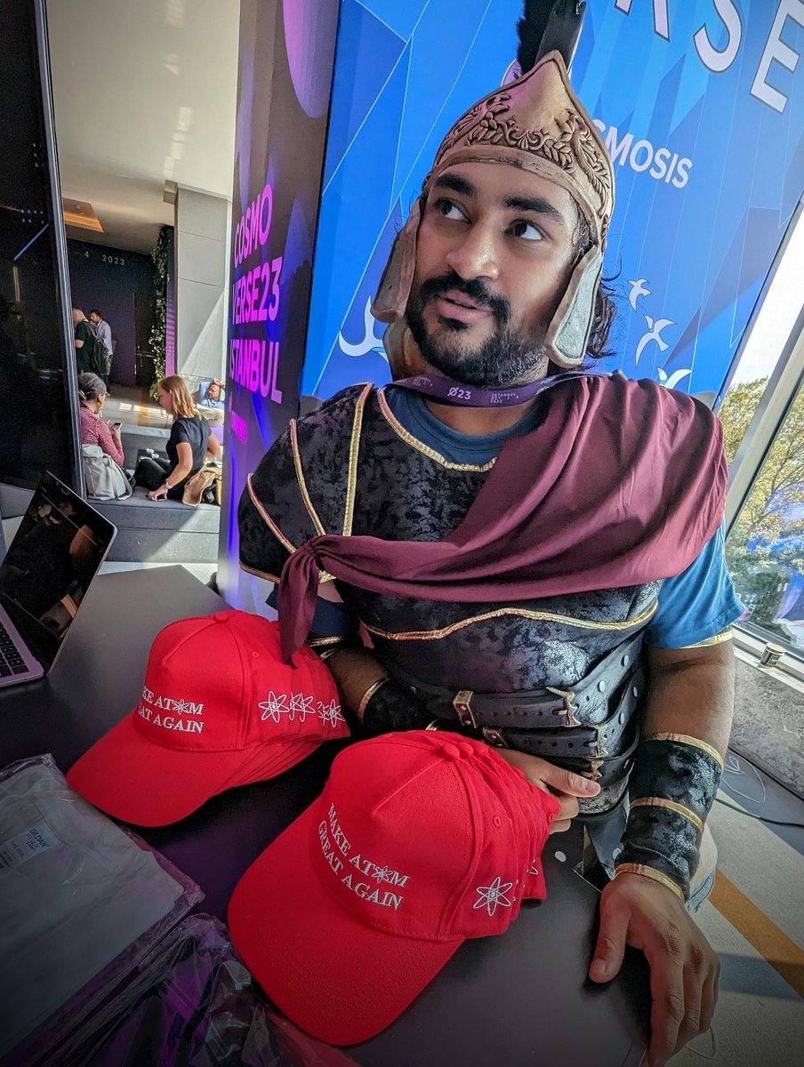 Want your MAKE ATOM GREAT AGAIN cap?

Stop by the <a href="/osmosis/"></a> booth at #Cosmoverse!