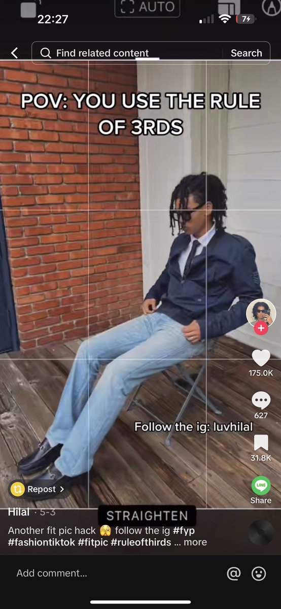 เห็นคนพูดถึง rule of thirds ในการถ่ายรูปเยอะ อันดับแรกต้องปรับค่ามือถือให้มีเส้น grid ก่อน แล้วจะถ่ายง่ายขึ้น

เมื่อก่อนติดจะถ่ายต้องเอาแต่คนอยู่ตรงกลาง พอดูงี้มันก็ดูมีอะไรขึ้นจริงๆ