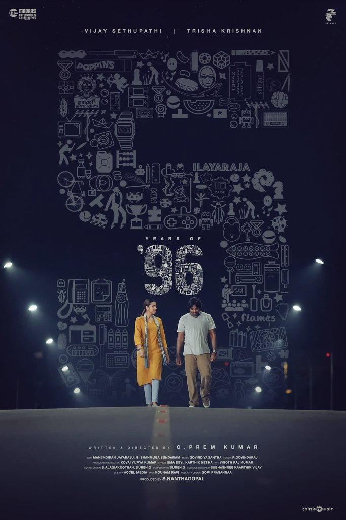 5 years of 96 #96movie #vijaysethupathi #trishakrishnan #rvcjinsta #rvcjmovies @VijaySethuOffl @trishtrashers @MakkalSelvanFC