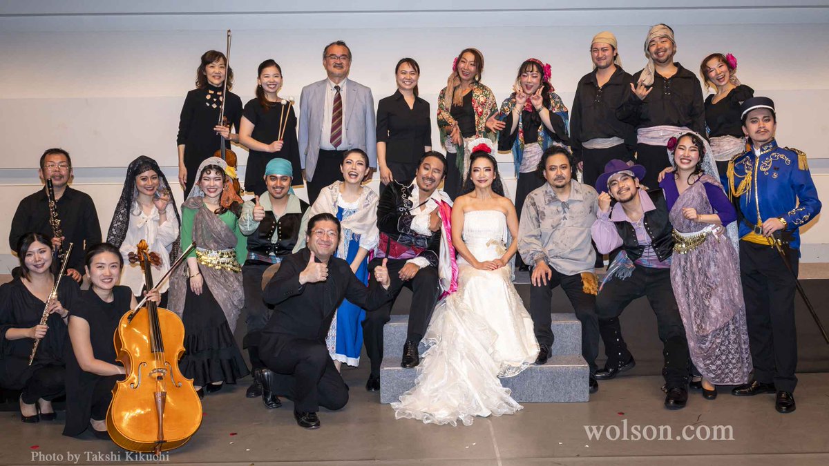 NetCalaf's tweet image. オペラ「カルメン」！！　奇跡の1日2回公演終了！！　昼夜ともに全幕を通して熱気溢れる素晴らしい空間に、生きたドラマが息づいてビゼーの音楽が輝いて流れていきました。出演者スタッフ全員が全力を尽くした最高の舞台！劇場を満たした観客の皆様の拍手とともに忘れられない宝となりました。