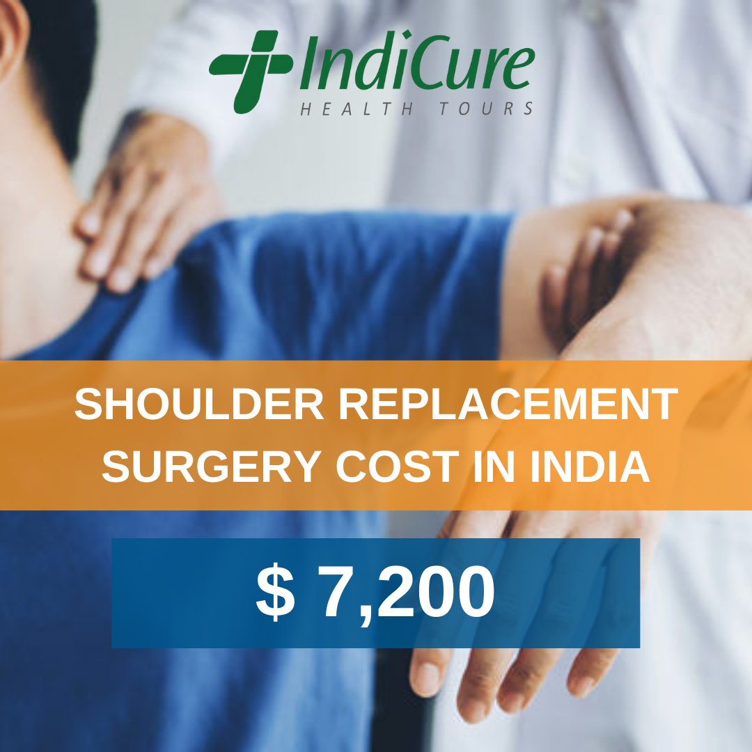 IndiCure's tweet photo. Get complete relief from pain and enjoy completely new mobility at an affordable cost in India! So, why wait? Get your shoulder replacement done today and enjoy a better life without pain. 
 #shoulderreplacementsurgery #medicaltourismindia #IndiCureHealthTours #medicaltourism https://t.co/xaPLW1DJDj