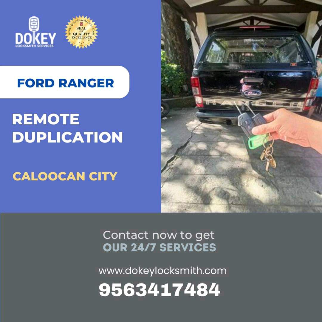 dokeylocksmith's tweet image. Project : Remote Duplication
Brand Model: Ford Ranger 
Location: Caloocan City
#remoteduplication #FordRanger  #CaloocanCity
To receive 24/7 quality services, contact us 9563417484