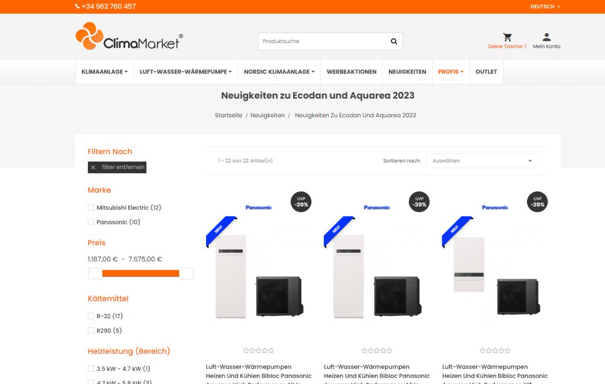 Climamarket_de's tweet image. In diesem Winter halten Sie die Kälte fern mit den neuesten Entwicklungen in Luftwärmepumpensystemen. Die neuen #Ecodan von #MitsubishiElectric und #Aquarea von #Panasonic sind jetzt erhältlich und sorgen für gemütliche und effiziente Wärme! ❄️🔥 
climamarket.eu/de/neuigkeiten…