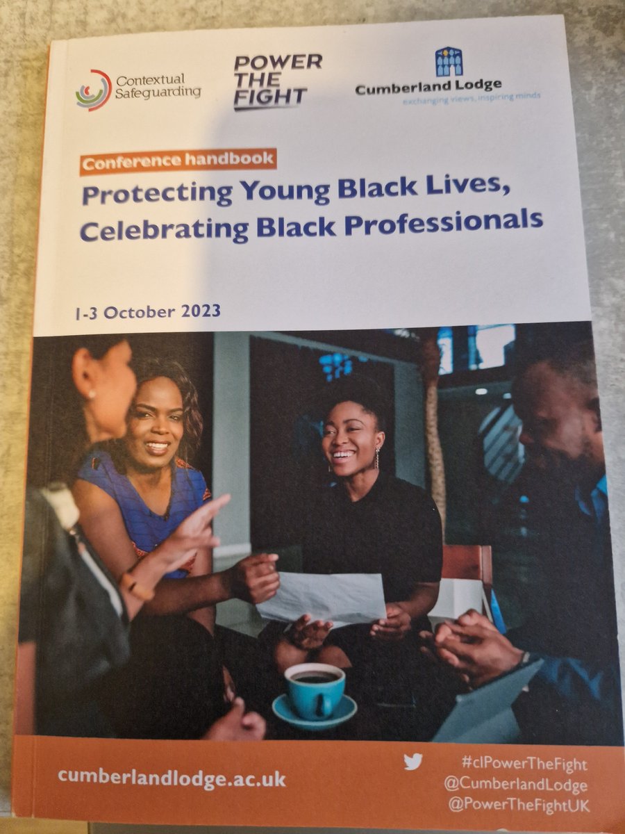 Beginning to unpack the residential I attended at @CumberlandLodge.  My heart is full - I was able to just Be.  I celebrated with the most Brilliant, Black Professionals in the business of Protecting Young Black Lives.  Objective? To @PowerTheFightUK  against structural racism.