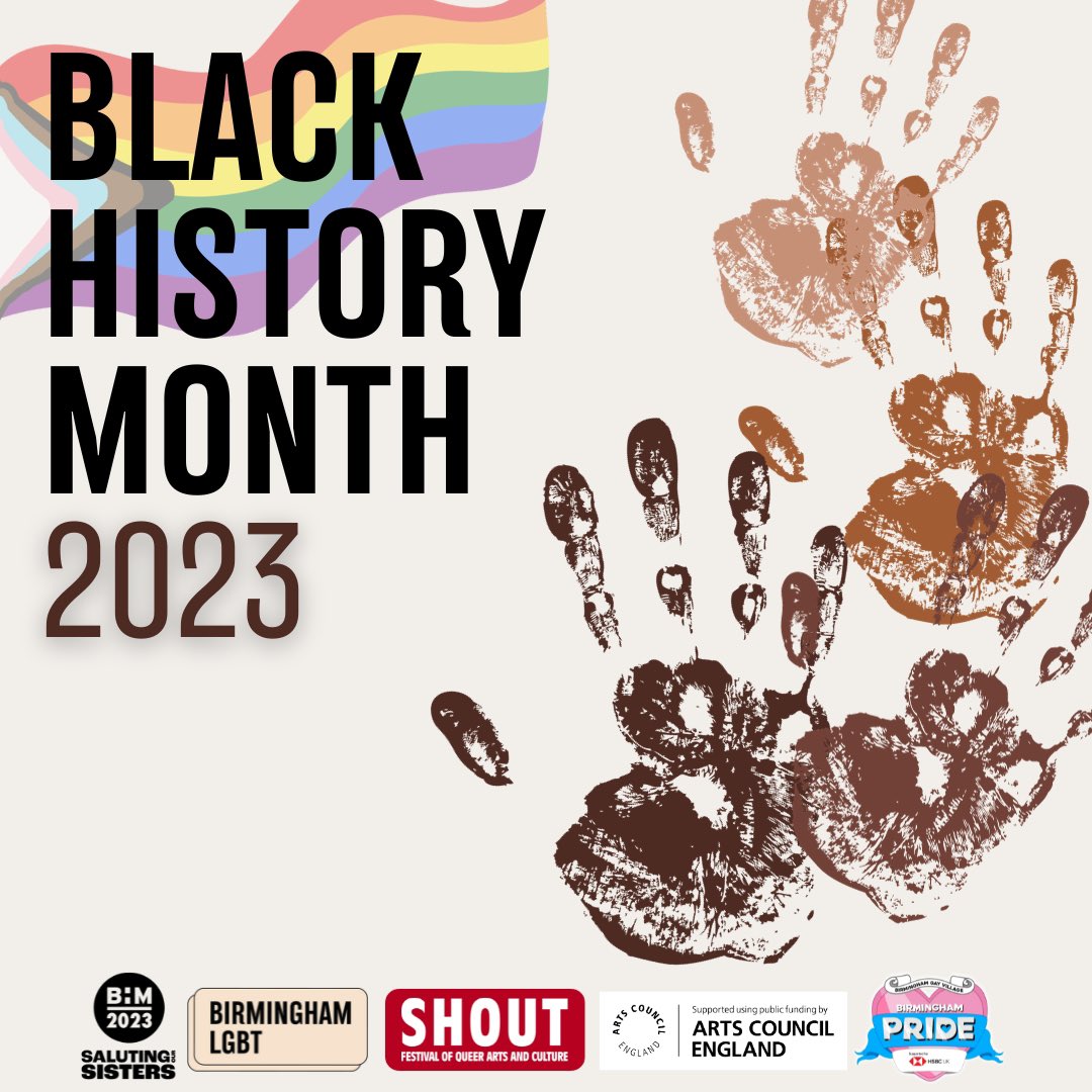 Birmingham LGBT+ Centre (@birminghamlgbt) on Twitter photo Celebrating #BlackHistoryMonth @BhmUK with <a href="/BirminghamPride/">Birmingham Pride</a> & <a href="/SHOUTfestival/">Shout Queer Arts & Culture</a>
Follow us this month as we shine a spotlight on the incredible LGBTQ+ black individuals making moves in our community, as well as businesses, events and resources in our vibrant city ๐ณ๏ธโ๐ Celebrating #BlackHistoryMonth @BhmUK with <a href="/BirminghamPride/">Birmingham Pride</a> & <a href="/SHOUTfestival/">Shout Queer Arts & Culture</a>
Follow us this month as we shine a spotlight on the incredible LGBTQ+ black individuals making moves in our community, as well as businesses, events and resources in our vibrant city ๐ณ๏ธโ๐