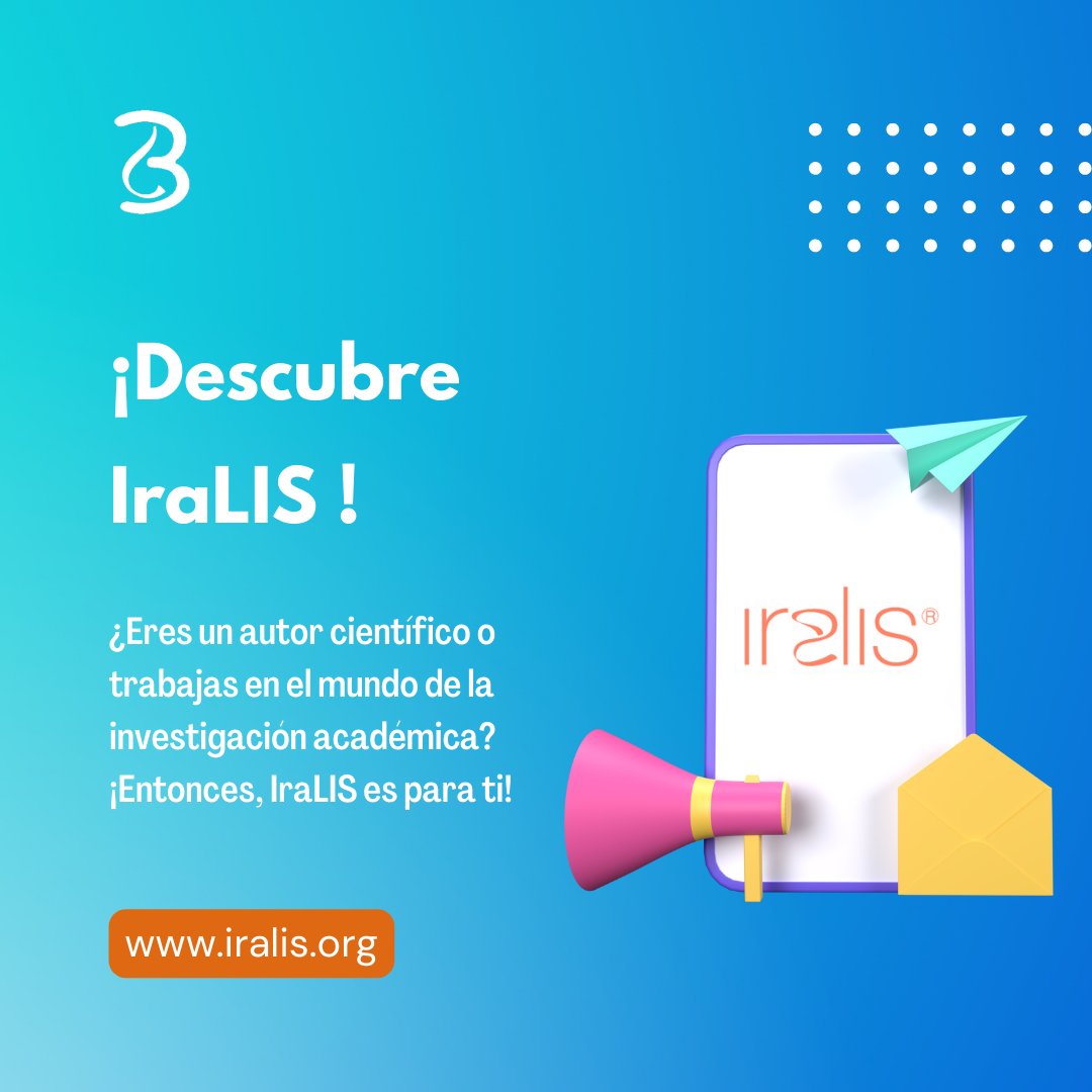 BibliotecasUNA's tweet image. ¡Descubre IraLIS!

#RevistaBibliotecasUNA
#InvestigaciónCientífica
#Autoría
#IraLIS
#CitasAcadémicas
#Ciencia