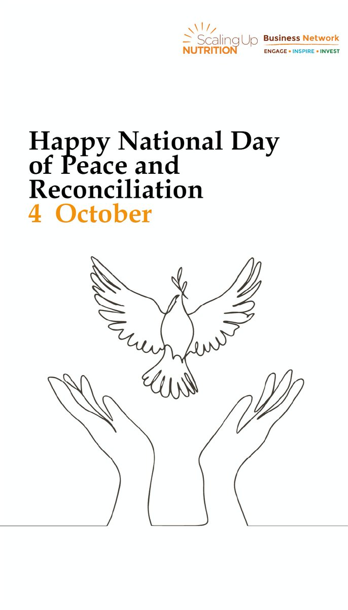 Happy National Day of Peace and Reconciliation

On every October 4 we celebrate the National Peace &amp; Reconciliation Day, a moment that led to the reconstruction of Mozambique.