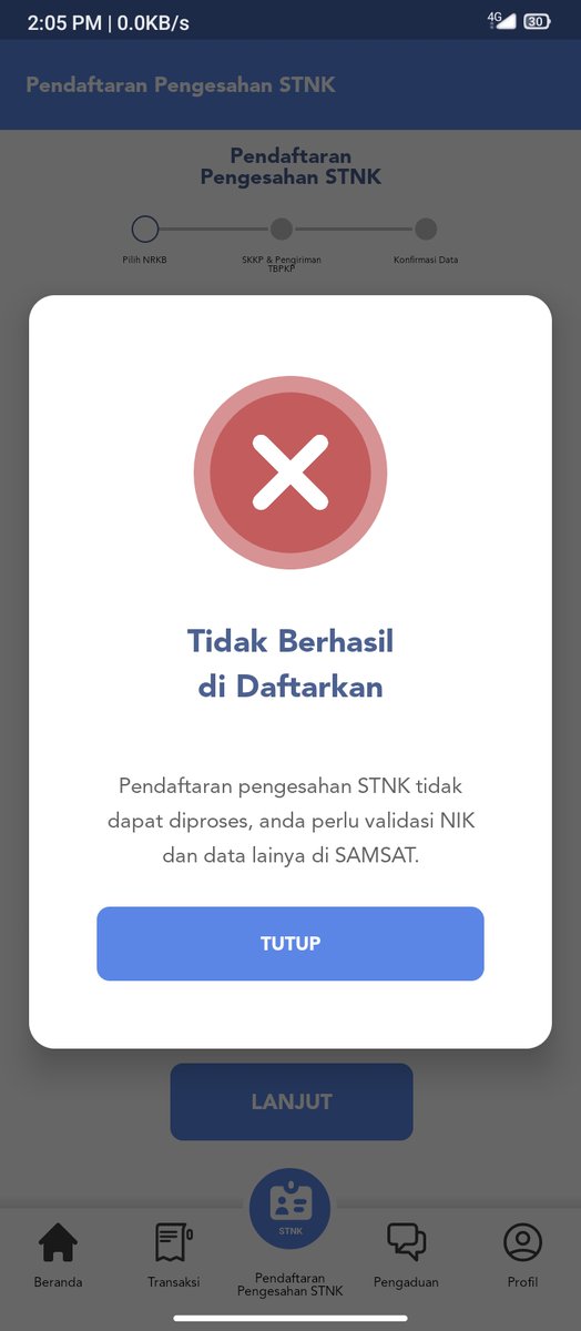 rama3njoy's tweet photo. @SamsatDigital maksudnya bagaimana ini? aku harus apa? https://t.co/USIoWa327Q