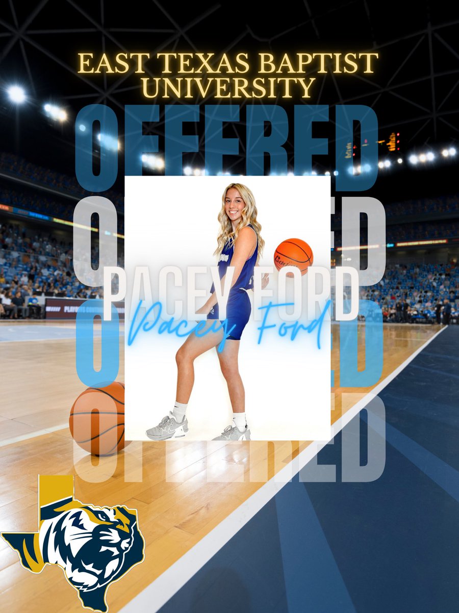 FordPacey's tweet photo. I am extremely blessed and thankful to receive an offer from @ETBU_WBSK ! Thank you @Blake_Arbogast @lshaw24 @4killer_elite for believing in me and giving me this opportunity!! 🩵🤍💛 https://t.co/XVBsl3TVHM