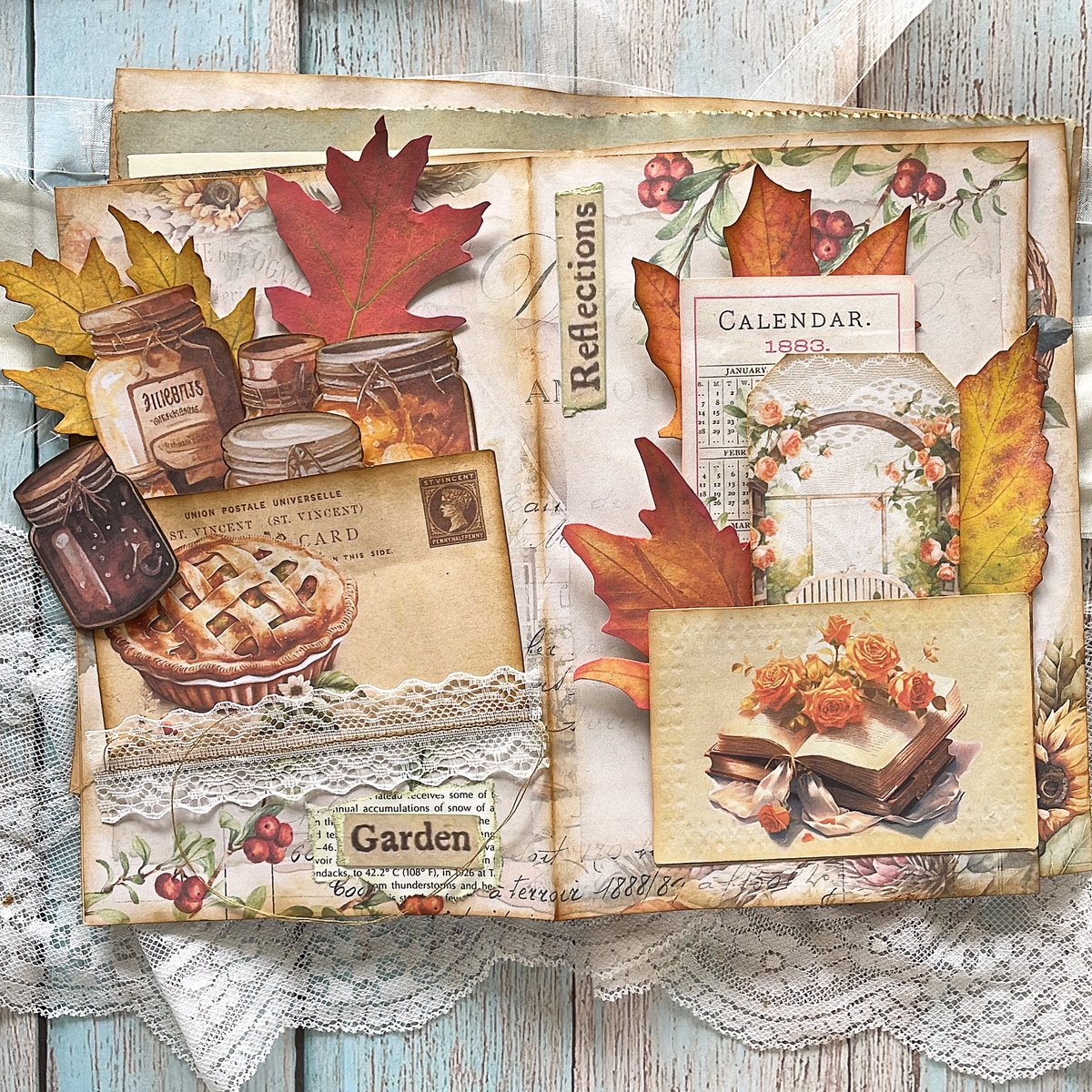 PapeterieRed's tweet photo. More autumn feels 

#vintage #ephemera #junkjournal #junkjournalph #artjournal #crafting #craftingph #lovinglyhandmade https://t.co/tT0Q2t1pKd