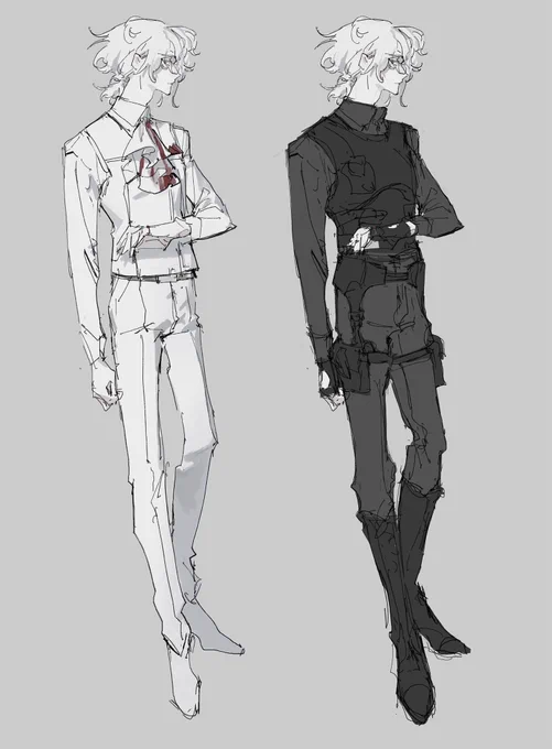 男性オリキャラの性転換の絵が元のより3倍くらい張り切ってしまう 