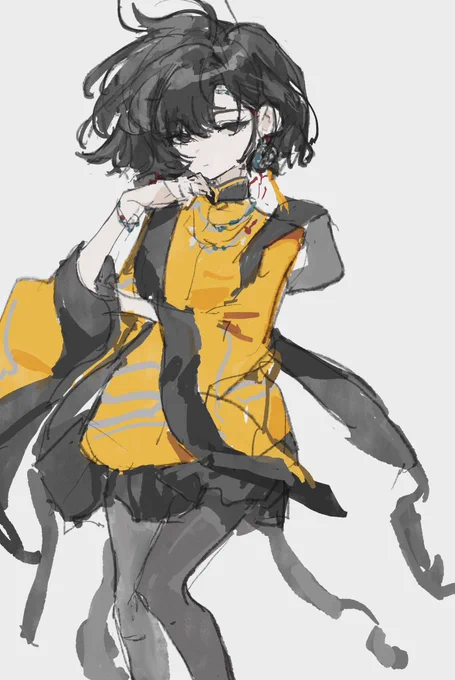 男性オリキャラの性転換の絵が元のより3倍くらい張り切ってしまう 