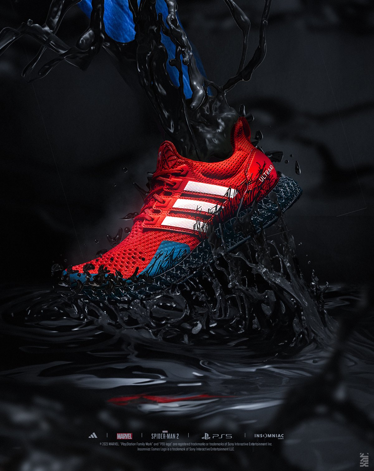 BossLogic on X Adidas launching Symbiote PlayStation Spider Man 2 shoes that I definitely need to cop https t uISQrf7MER X