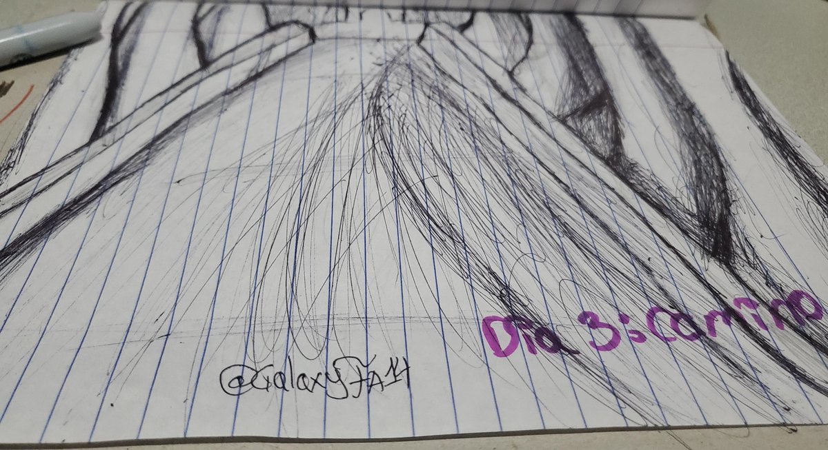GalaxyFA14's tweet photo. Dia 3: Camino 
#inktober2023 #Inktober https://t.co/i9km7Ps7MK
