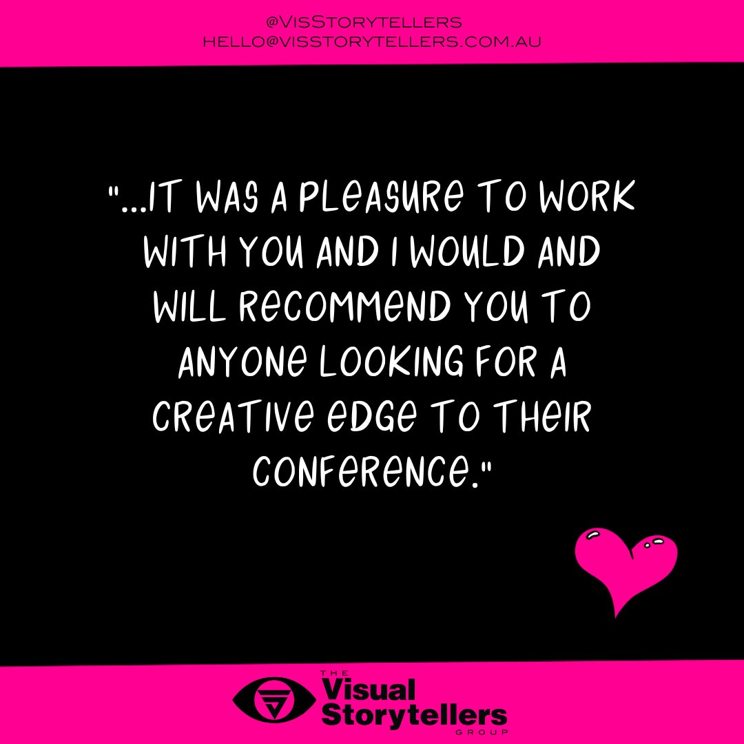 Recommendations are a funny thing really aren't they.  But they are always a joy to receive from our wonderful clients.
Do you have a conference that needs a  "creative edge"  DM us and lets chat 

#visualstorytelling #visualcommunication #meetingsandevents #eventprofessionals