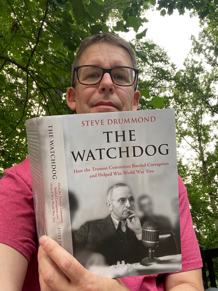 RBerry125's tweet image. The Watchdog, by @SDrummondNPR, is a brilliant dive into the Truman Committee and effective Congressional oversight during the darkest days if WWII. Perhaps it should be required reading for many in Congress today… #truman