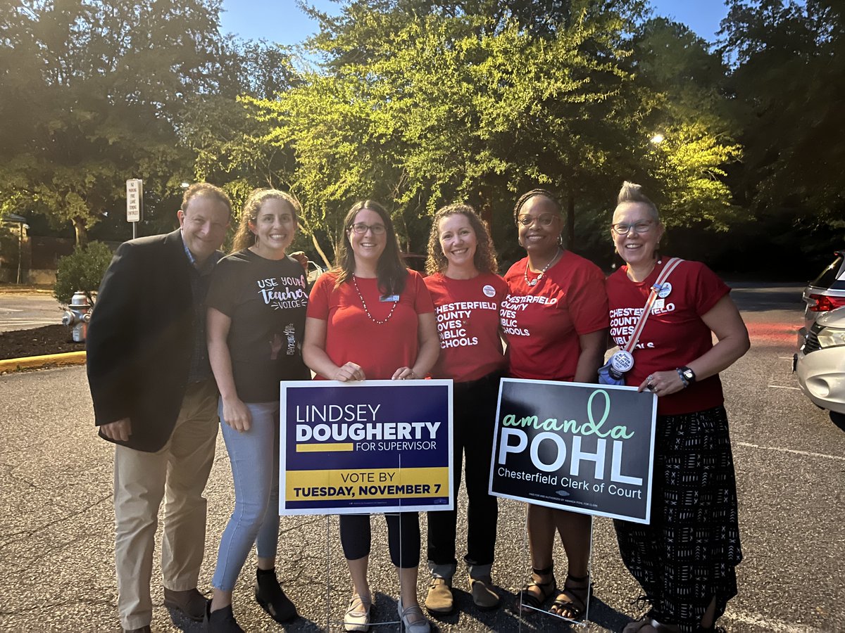 mark4midlo's tweet photo. Very honored to be endorsed by the Chesterfield Education Association (CEA). It is important to me to support teachers so that they can successfully do their job. I’m looking forward to their continued support this election season! https://t.co/bAUdEnj5tC