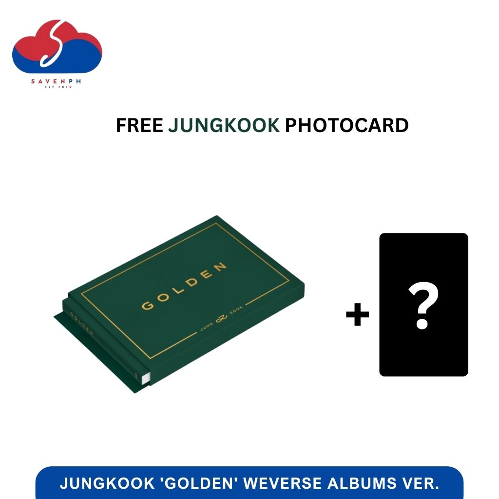 savenph's tweet image. PH GO | #SavenphGO

BTS JUNGKOOK Solo Album ‘GOLDEN’ 

Weverse shop / Yes24 / Aladin / Musickorea / Musicplant/ Soundwave
Standard random - ₱930
Standard Set - ₱2760
Weverse Albums ver. - ₱590 
Weverse Early Bird Set - ₱3340

NO POB
Standard random - ₱790
Standard Set -…