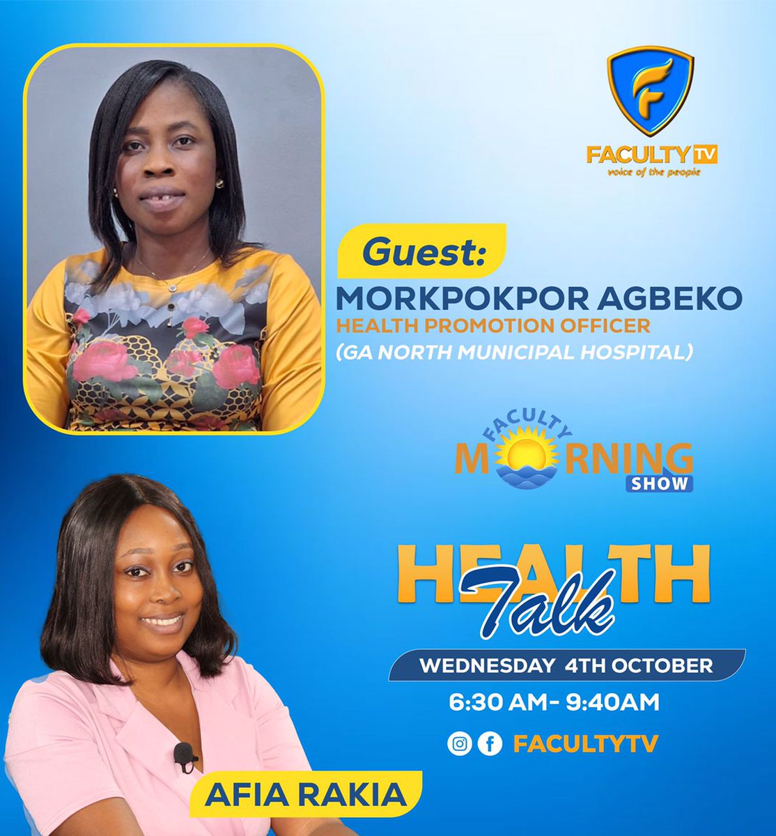 MarkasMira's tweet photo. Catch me live on @faculty_tv tomorrow
It's Breast cancer awareness month https://t.co/sgImqWPq7S