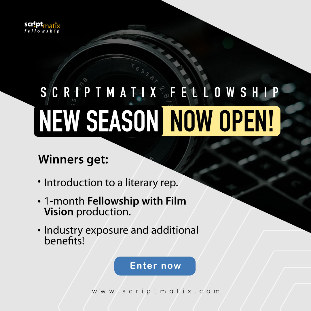 theScriptmatix's tweet photo. Scriptmatix Screenwriter Fellowship where every season winners will receive:

✔ Introduction to a literary rep.
✔ 1-month Fellowship with Film Vision production.
✔ Industry exposure and additional benefits!

Visit → https://t.co/ku6iuS2iMF https://t.co/JQlcm1NVYN
