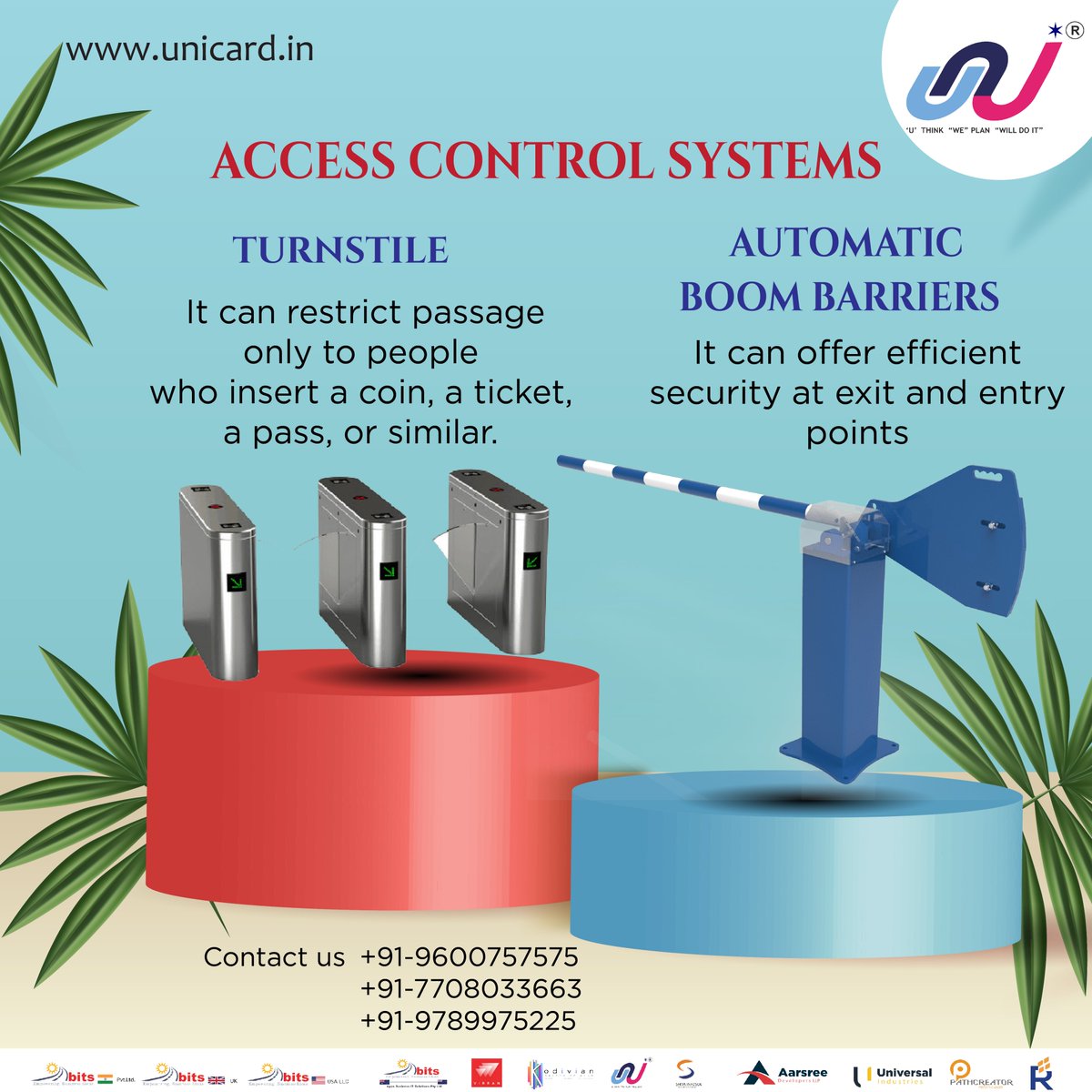 UnicardL's tweet image. ACCESS CONTROL SYSTEMS

For details Contact us
+91-9600757575
+91-7708033663
+91-9789975225

#unicard #accesscontrolsystem #boombarrier #turnstile