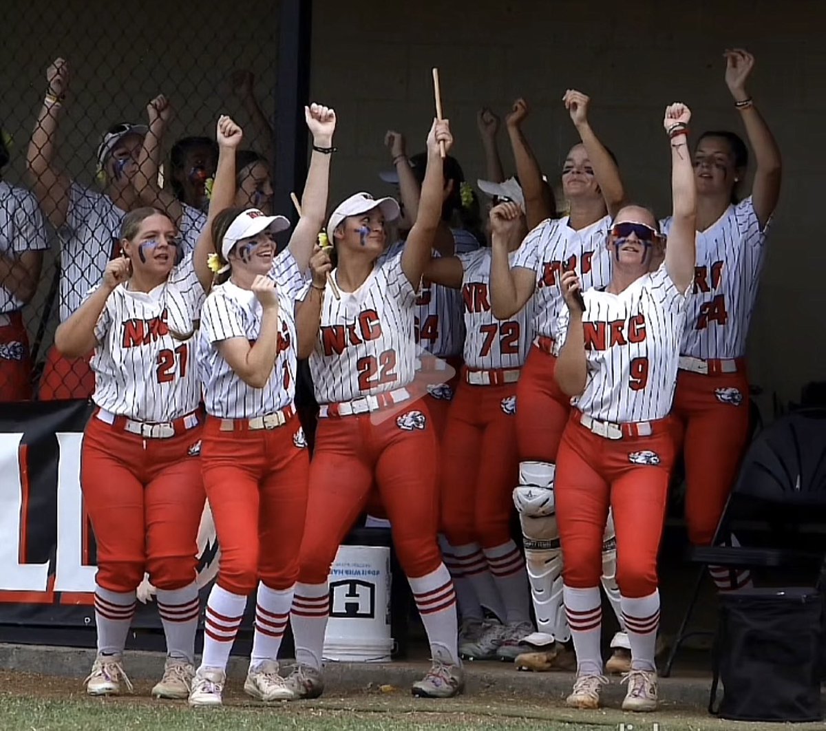 Super Regional Champs!!! STATE HERE WE COME!!!!❤️🎟️ 
#fullhearted