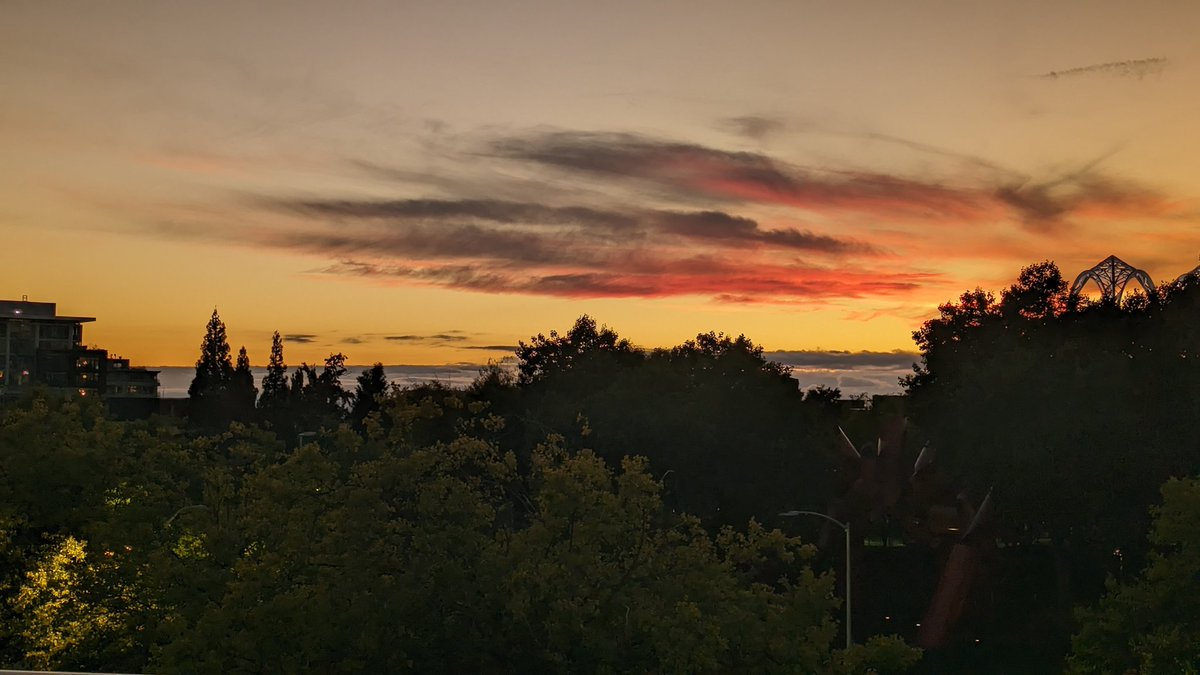 NikoTamurian's tweet photo. Classic #Seattle sunset tonight
#wawx https://t.co/6Kv1viurxF
