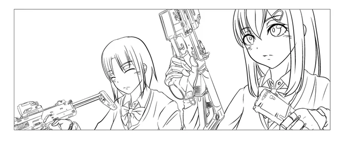 今日はなんか変な腕の修正と背景から。 進めるほどにカラーイラスト描きたくなる謎の病にかかっている。 wip