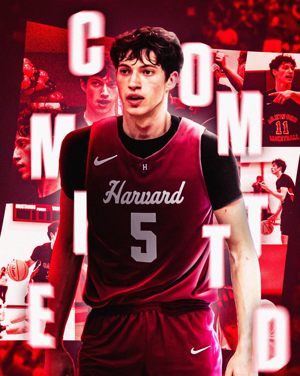 Super excited to announce my commitment to the admissions process at Harvard University!! Thank you to Coach Amaker and the entire staff for the incredible support and opportunity!! I also want to thank everyone who helped me along the way! @CoachChills @SouthKentHoops @BTIHoops