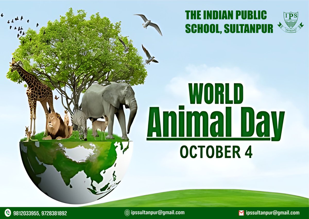 ips_sultanpur's tweet photo. WORLD ANIMAL DAY https://t.co/DkO6TpcFKM
