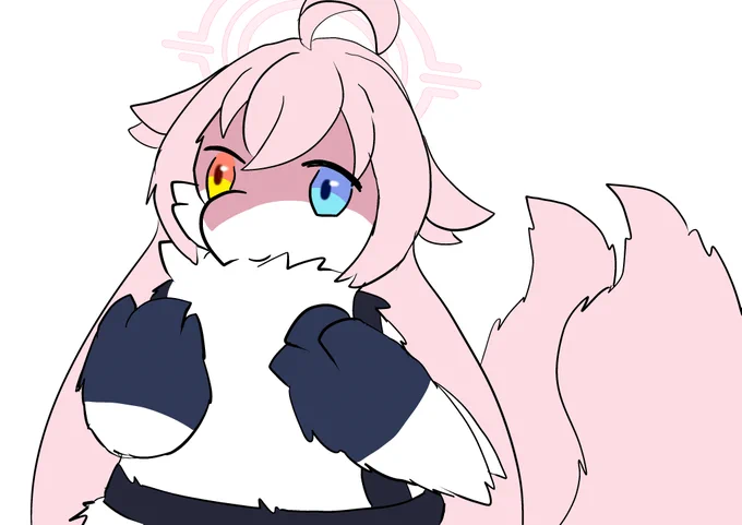 ブルアカ擬獣化 小鳥遊ホシノ 