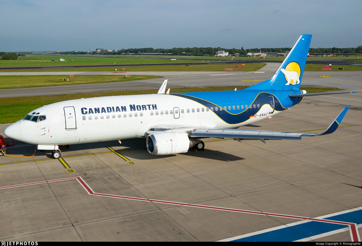 JetPhotos's tweet photo. A new 737 for Canadian North in Hamburg. https://t.co/H5vhbu8608 © Finnographie https://t.co/r76PVLnEJ3