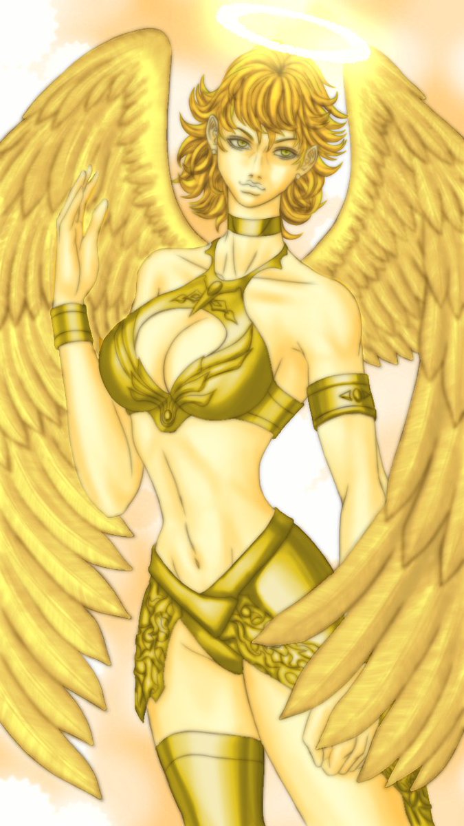 「#天使の日 だったのですね!?間に合わなかった(^_^;)…ので、過去の楽描きた」|Persephone(ﾊﾟｰｾﾌｫﾆｰ)お絵描き再開のイラスト
