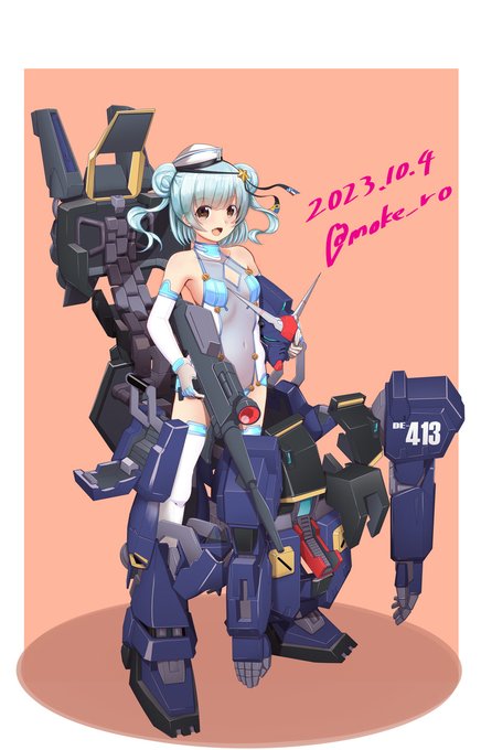 サミュエル・B・ロバーツMk-Ⅱ試作0号機 #艦これ #MS少女 
https://t.co/xlyhk9LmsH 
