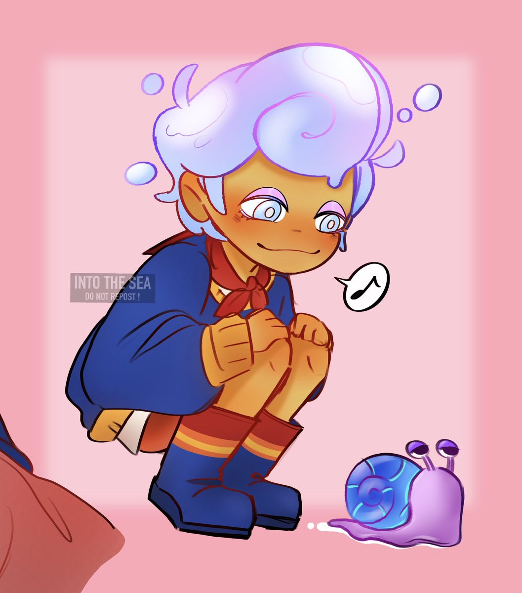 Taley_blue's tweet photo. 🐌🫧 #bubble #wallydarlingfanart #WallyDarlingAU #WelcomeHomeArt #bubbleland https://t.co/84A1nB2xR9