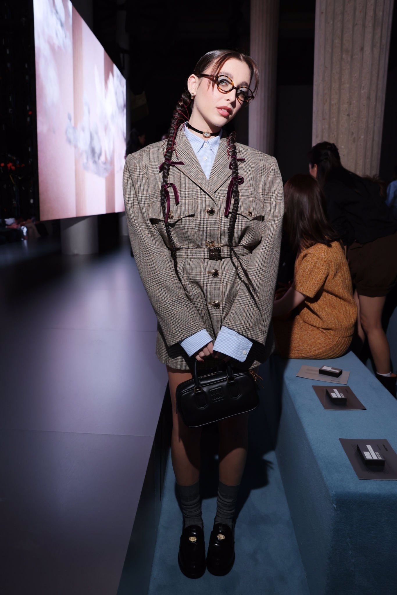 Emma Chamberlain attends the Louis Vuitton Womenswear SS23 Show
