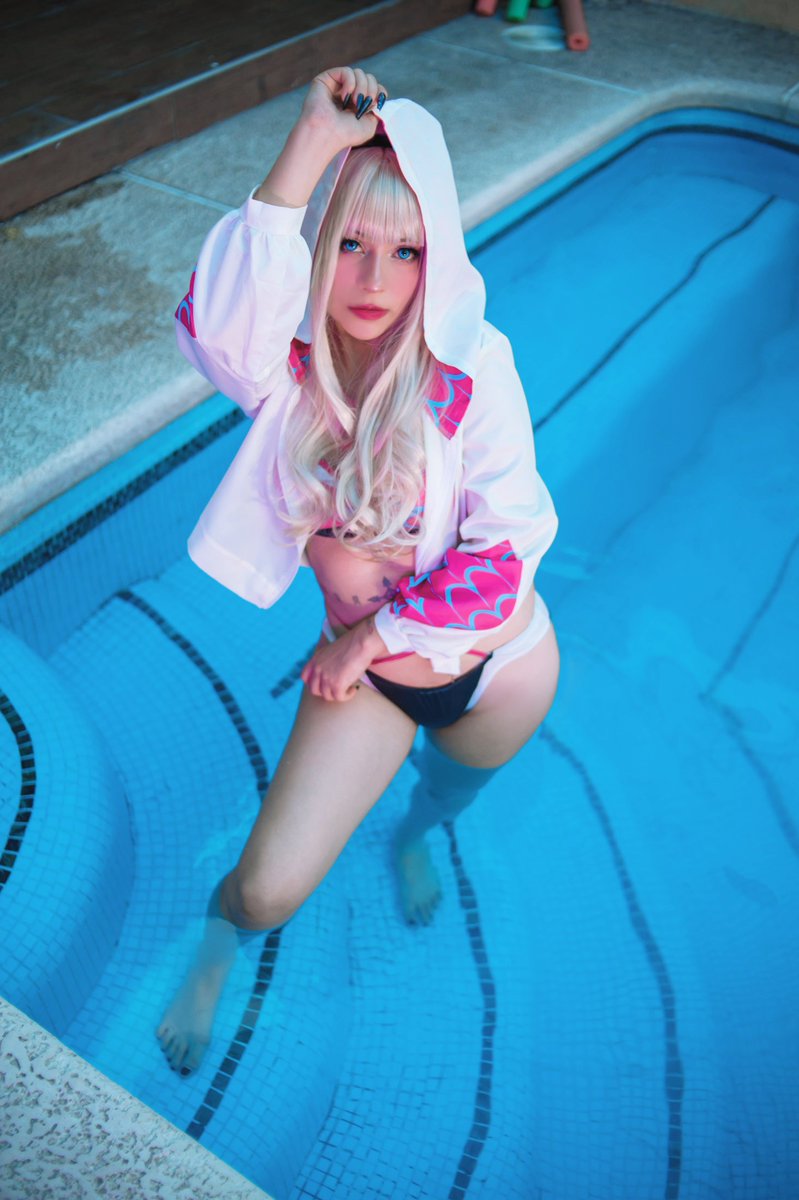 🕷️🕸️💦💗
#GwenStacy ~

 #swimsuit #amazingspiderman #cosplay