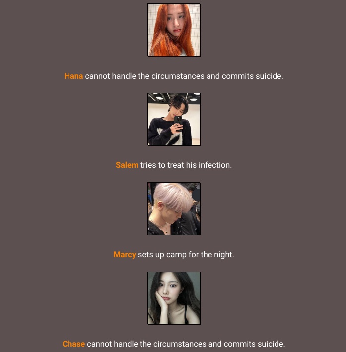 hefreditary's tweet photo. Night Seven: Hana? Chase?! You were almost there!!! https://t.co/gBzMoWcFBK