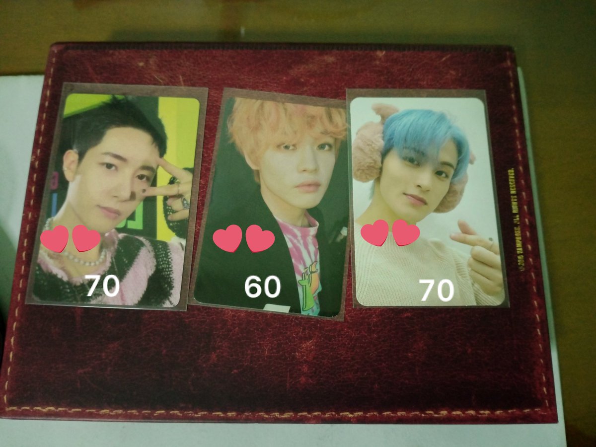 🔥พร้อมส่ง🔥
ราคารวมส่งตามภาพค่ะ🔥🔥
**เหมา 180 รส.📦
การ์ดมาร์ค✅
การ์ดเหรินจวิ้น อินจุน ✅
การ์ดเฉินเล่อ ✅
*มีตำหนิตั้งแต่บั้มแค่การ์ดเฉินเล่อด้านหลังนะคะ*
มีของแถมให้ทุกออเดอร์ มีพต.การ์ดให้ดูค่ะ 🔥
#ตลาดนัดอซทดรีม #ตลาดนัดnct #ตลาดนัดอซท #ตลาดนัดnctdream wts/ตามหา การ์ดnct